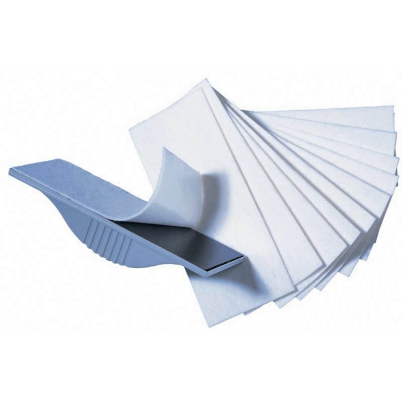 FRANKEN effaceur magnétique, 160 × 75 × 45 mm, blanc